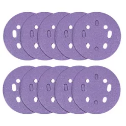 Trend AB/125/180A Random Orbit Sanding Discs Punched 125mm 180 Grit 10 Pack