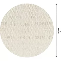 Bosch Expert M480 Random Orbital Sanding Net Mesh 150mm 180 Grit 50 Pack -Sanding Shop 120RT A4