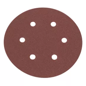 Flexovit Sanding Discs Punched 150mm 120 Grit 6 Pack 1 Flexovit Sanding Discs Punched 150mm 120 Grit 6 Pack