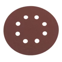 Flexovit Sanding Discs Punched 125mm 120 Grit 6 Pack