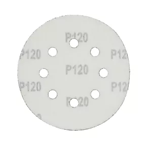Flexovit A203F Sanding Discs Punched 125mm 120 Grit 6 Pack 2 Flexovit A203F Sanding Discs Punched 125mm 120 Grit 6 Pack - Image 2