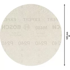 Bosch Expert M480 Random Orbital Sanding Net Mesh 125mm 240 Grit 50 Pack -Sanding Shop 154RR A3