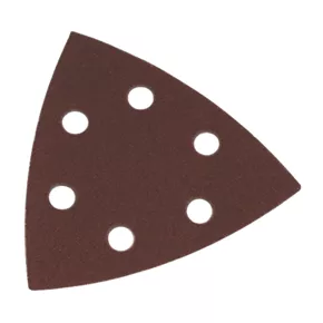 Flexovit Delta Sanding Triangles Punched 95 x 95mm 50 / 80 / 120 Grit 6 Pack 1 Flexovit Delta Sanding Triangles Punched 95 x 95mm 50 / 80 / 120 Grit 6 Pack