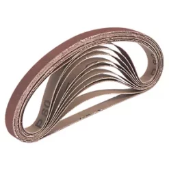 Titan Sanding Belt Unpunched 457 x 13mm 80 Grit 10 Pack