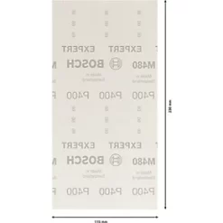 Bosch Expert M480 Sanding Net Mesh 230 x 115mm 400 Grit 10 Pack 5 Bosch Expert M480 Sanding Net Mesh 230 x 115mm 400 Grit 10 Pack -Sanding Shop 218RR A2
