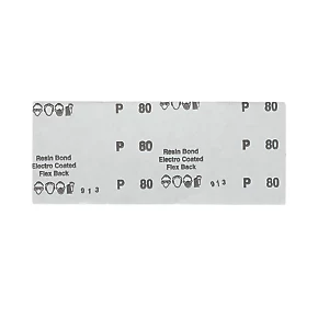 Flexovit A203F 1/3 Sanding Sheets Unpunched 230 x 93mm 80 Grit 10 Pack 2 Flexovit A203F 1/3 Sanding Sheets Unpunched 230 x 93mm 80 Grit 10 Pack - Image 2