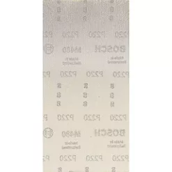 Bosch Expert M480 Sanding Net Mesh 230 x 115mm 220 Grit 10 Pack