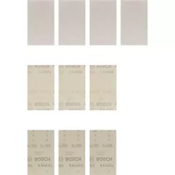 Bosch Expert M480 Sanding Net Mesh 133 x 80mm 80 / 120 / 180 Grit 10 Pack