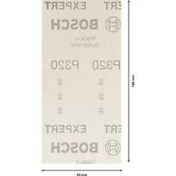 Bosch Expert M480 Sanding Net Mesh 186 x 93mm 320 Grit 50 Pack -Sanding Shop 376RR A2