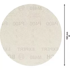 Bosch Expert M480 Random Orbital Sanding Net Mesh 150mm 400 Grit 50 Pack -Sanding Shop 398RR A3