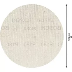 Bosch Expert M480 Random Orbital Sanding Net Mesh 125mm 180 Grit 50 Pack -Sanding Shop 508RR A4