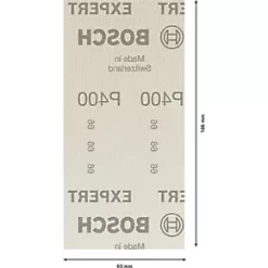 Bosch Expert M480 Sanding Net Mesh 186 x 93mm 400 Grit 50 Pack -Sanding Shop 516RR A2
