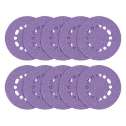 Trend AB/150/120A Random Orbit Sanding Discs Punched 150mm 120 Grit 10 Pack