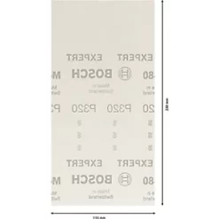 Bosch Expert M480 Sanding Net Mesh 230 x 115mm 320 Grit 10 Pack 5 Bosch Expert M480 Sanding Net Mesh 230 x 115mm 320 Grit 10 Pack -Sanding Shop 584RR A2