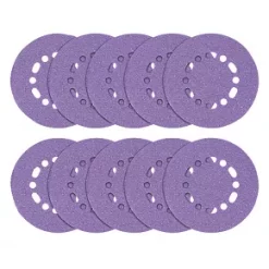 Trend AB/150/40Z Random Orbit Sanding Discs Punched 150mm 40 Grit 10 Pack