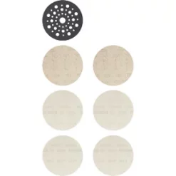 Bosch Expert M480 Random Orbital Sanding Net Starter Kit Mesh 125mm 80 / 120 / 180 Grit 7 Pack