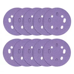 Trend AB/125/240A Random Orbit Sanding Discs Punched 125mm 240 Grit 10 Pack