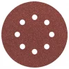 Bosch Sanding Discs Punched 125mm 80 Grit 5 Pack