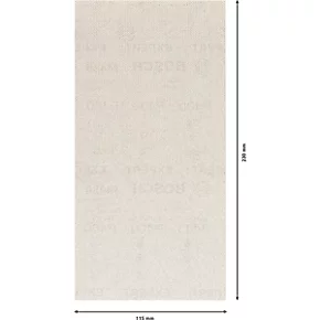 Bosch Expert M480 Sanding Net Mesh 230 x 115mm 80 Grit 10 Pack 3 Bosch Expert M480 Sanding Net Mesh 230 x 115mm 80 Grit 10 Pack - Image 3