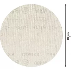 Bosch Expert M480 Random Orbital Sanding Net Mesh 150mm 150 Grit 50 Pack -Sanding Shop 770RR A4