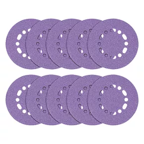 Trend AB/150/180A Random Orbit Sanding Discs Punched 150mm 180 Grit 10 Pack 1 Trend AB/150/180A Random Orbit Sanding Discs Punched 150mm 180 Grit 10 Pack