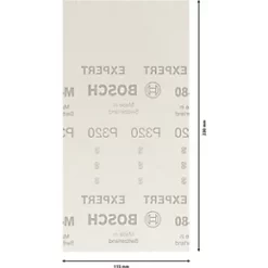 Bosch Expert M480 Sanding Net Mesh 230 x 115mm 320 Grit 50 Pack 5 Bosch Expert M480 Sanding Net Mesh 230 x 115mm 320 Grit 50 Pack -Sanding Shop 893RR A2