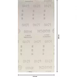 Bosch Expert M480 Sanding Net Mesh 230 x 115mm 240 Grit 10 Pack -Sanding Shop 973RR A2