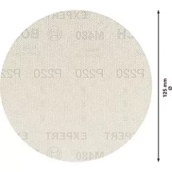 Bosch Expert M480 Random Orbital Sanding Net Mesh 125mm 220 Grit 50 Pack -Sanding Shop 980RR A4